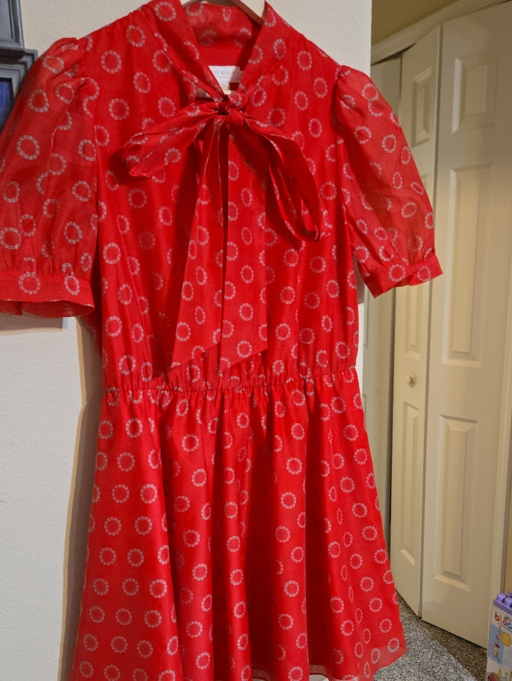 Ted Baker Bow Front Mini Dress